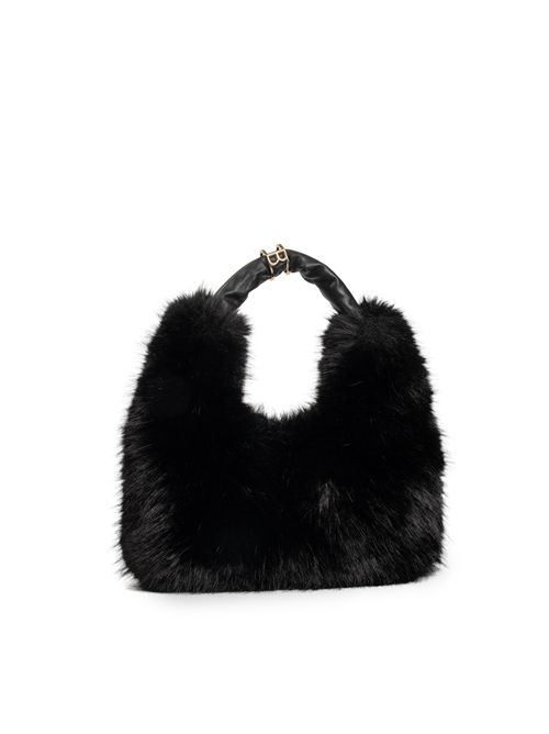 Borsa Hobo in faux fur Nero BLUGIRL | PF5007 T030022222